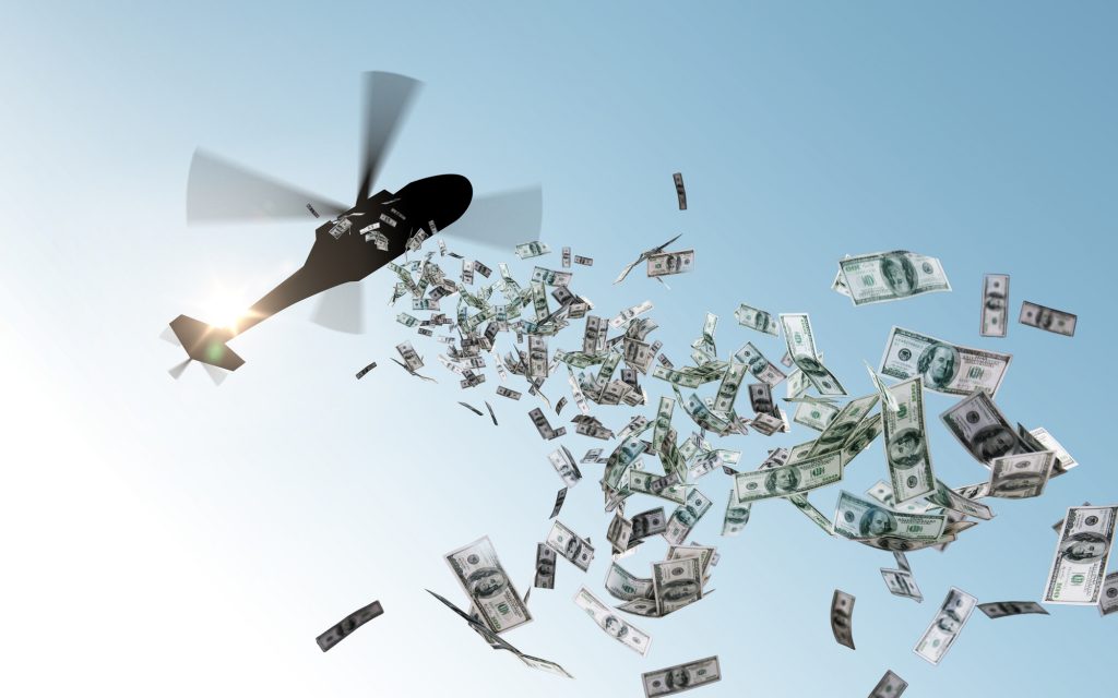 Helikoptergeld Bitcoin