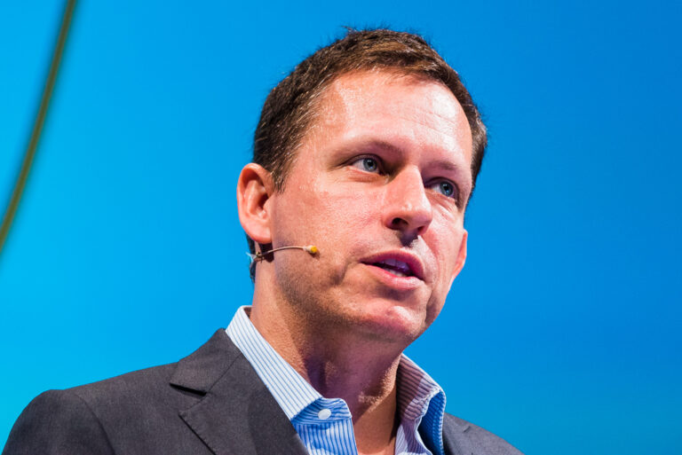 Peter Thiel thinks crypto prices prove inflation worries / image by Dan Taylor