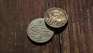 The history of money Geld in Münzen